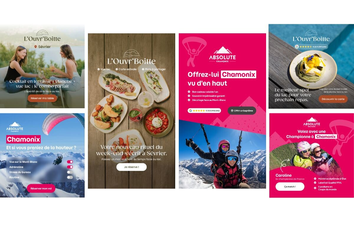 Les Creatives social ads