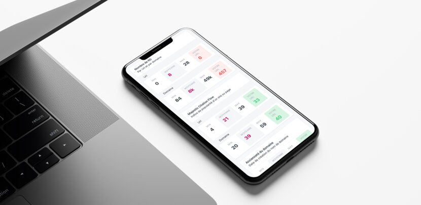 SEO Predict sur un téléphone