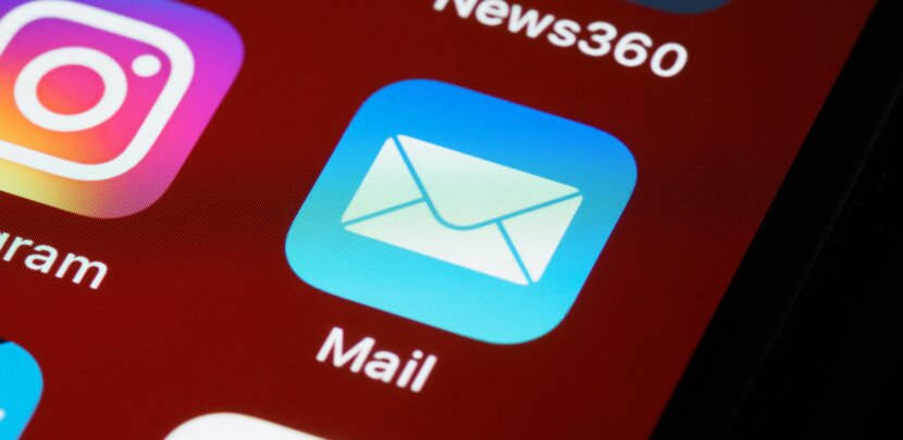 application mail sur un iphone
