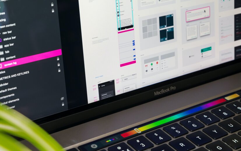 plateforme d'une application de design
