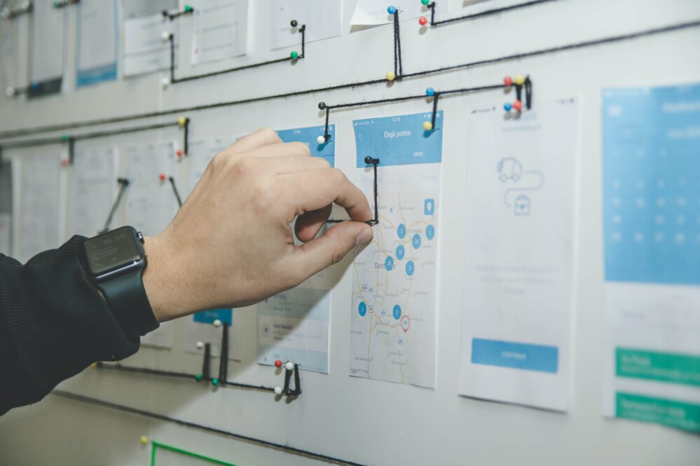 ergonomie sur un tableau blanc