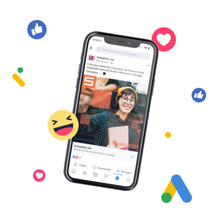réalisation web pour le site internet de Compilato sur téléphone
